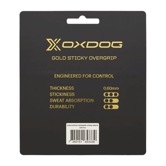 GOLD STICKY OVERGRIP (x3) - OXDOG Padel Portugal
