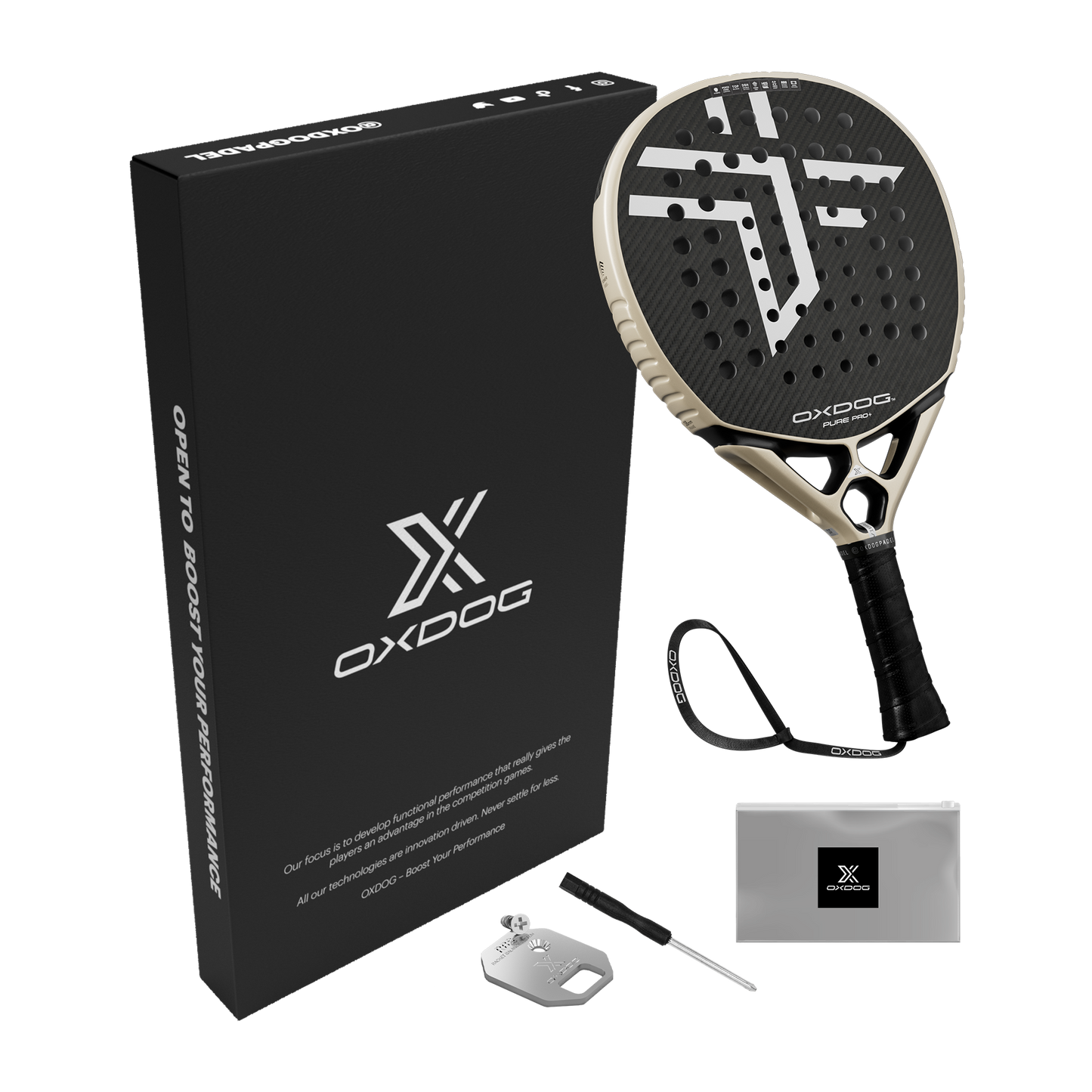 Raquete de Padel OXDOG Pure Pro+