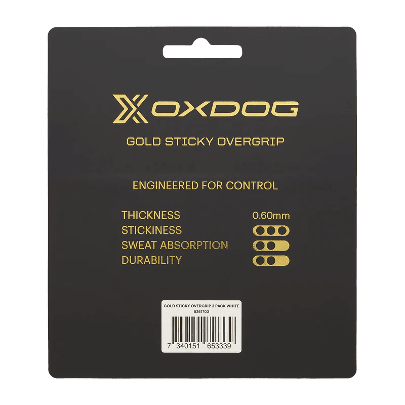GOLD STICKY OVERGRIP (x3) - OXDOG Padel Portugal