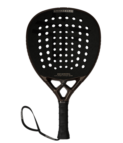Raquete de padel OXDOG Hyper Pro+ 2.0 2026 - punho e detalhe do frame