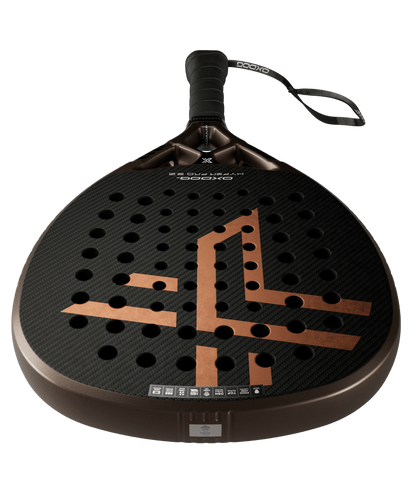 Raquete de padel OXDOG Hyper Pro 2.0 2026 - superfície arenosa e furos DSH