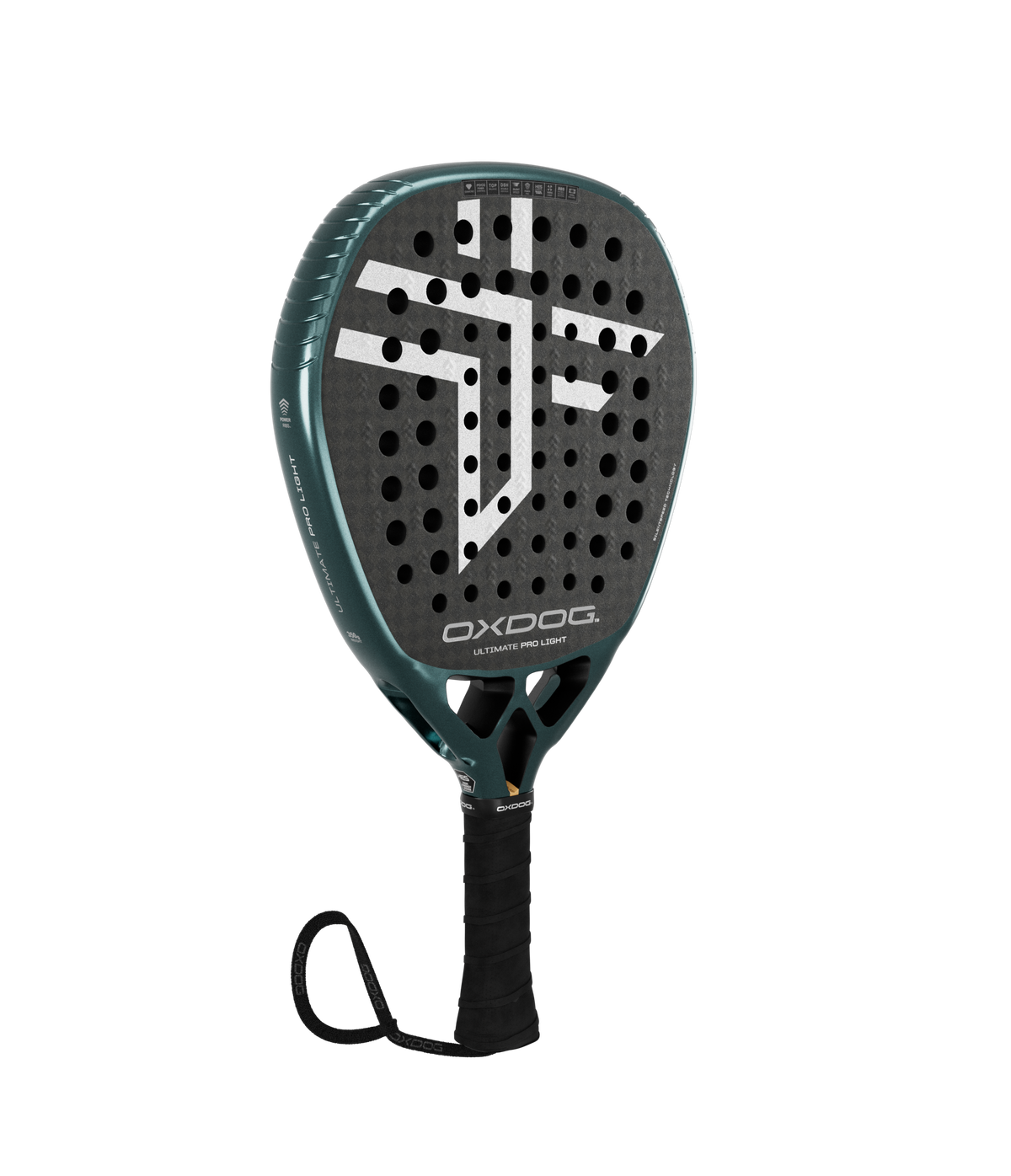 Raquete de padel OXDOG Ultimate Pro Light 2027, diamante 350g - detalhe 2