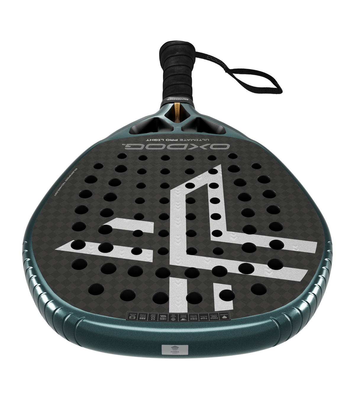 Raquete de padel OXDOG Ultimate Pro Light 2027, diamante 350g - detalhe 4